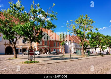 Platz im Kurort Bad Radkersburg in der Steiermark in Österreich Stockfoto