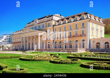 Garten und Park im Hotel Gebäude von Rogaska Slatina Stockfoto