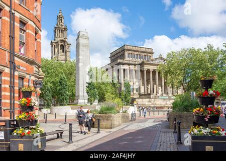 Harris Museum, Ehrenmal und Kunstgalerie, Fairgate, Preston, Stadt Preston, Lancashire, England, Vereinigtes Königreich Stockfoto