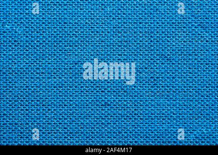Makro Textur des blauen Tuch Buch Cover. Das Lehrbuch close-up. Hintergrund Stockfoto