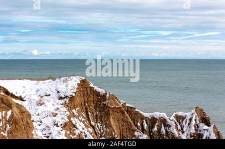 Winter Bild der Täuschungen in Montauk, New York Stockfoto