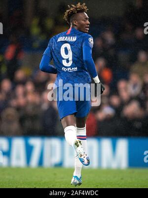 Tammy Abraham von Chelsea während der UEFA Champions League Spiel zwischen Chelsea und Lille Olympique Sporting Club an der Stamford Bridge, London, England Stockfoto