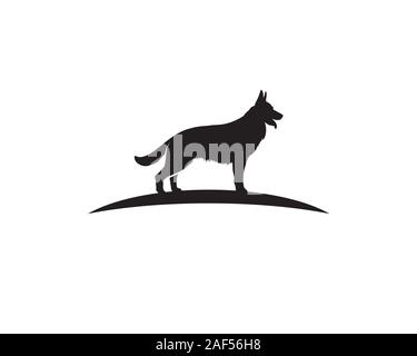 K 9 Dog Training Center logo Stock Vektor