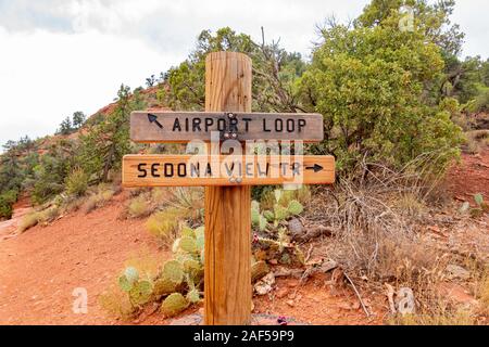 Schöne Natur Landschaft der berühmten Sedona in Arizona Stockfoto