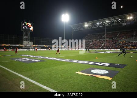 CLUJ-NAPOCA, Rumänien - Dezember 12: Die UEFA Europa League Gruppe E Übereinstimmung zwischen CFR Cluj und Celtic FC am Dr.-Constantin-Radulescu-Stadion am Dezember 12, 2019 in Cluj-Napoca, Rumänien. (Foto von MB Media) Stockfoto