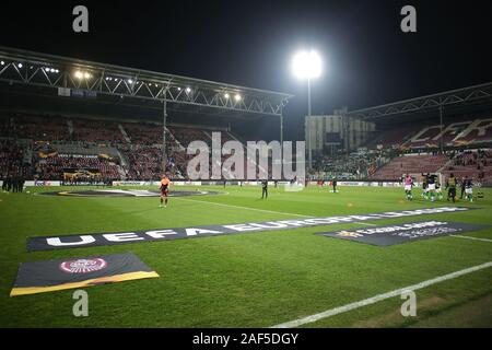 CLUJ-NAPOCA, Rumänien - Dezember 12: Die UEFA Europa League Gruppe E Übereinstimmung zwischen CFR Cluj und Celtic FC am Dr.-Constantin-Radulescu-Stadion am Dezember 12, 2019 in Cluj-Napoca, Rumänien. (Foto von MB Media) Stockfoto