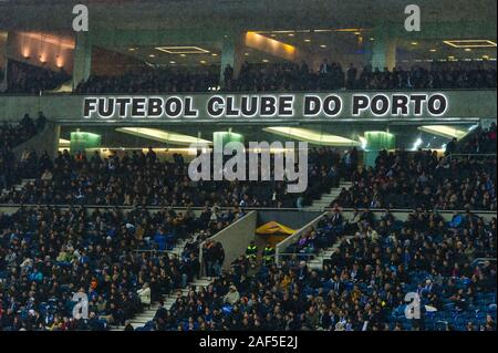 12. Dezember 2019 Porto, Portugal Fußball UEFA Europa League 2019 Porto v Feyenoord L-R FC Porto UEFA Europa League 2019/2020 Stockfoto