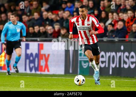 12. dezember 2019 Eindhoven, Niederlande Fußball UEFA Europa League 2019 PSV Eindhoven / Rosenborg BK UEFA Europa Leauge Cody Gakpo von PSV Eindhoven Stockfoto