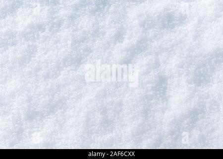 Frische Sparkling Snow close-up, perfekt als Winter Hintergrund oder Textur Stockfoto