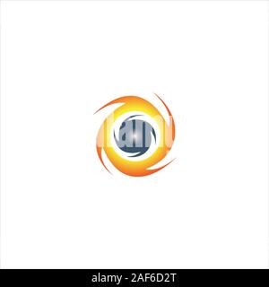 Grüne Energie Logo Design Template Stock Vektor