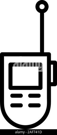 Das Symbol "Radio ist ein Vektor. Isolierte Kontur symbol Abbildung Stock Vektor