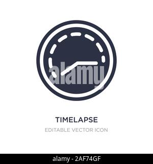 Timelapse Symbol auf weißem Hintergrund. Einfaches element Abbildung kann von Kunst Konzept. timelapse Symbol Design. Stock Vektor