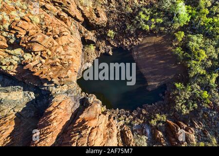 Python Pool, Chichester, Pilbara, Western Australia | Verwendung weltweit Stockfoto