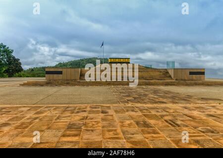 Vieil Armand, Frankreich 13-06-2016: Soldatenfriedhof in Vieil Armand, Hartmannswiller, in den Vogesen in Frankreich. Stockfoto