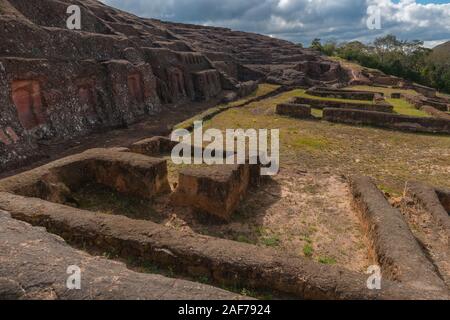 Historische Stätte von El Fuerte, UNESCO-Weltkulturerbe, Samaipata, Departement Santa Cruz, Bolivien, Lateinamerika Stockfoto