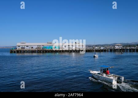 Old Fisherman's Wharf, Cannery Row Tourist District, Monterey, Kalifornien, USA Stockfoto