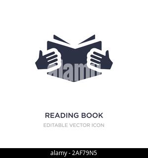 Lesen Buch Symbol auf weißem Hintergrund. Einfaches element Abbildung von Bildung Konzept. lesen Buch Symbol Design. Stock Vektor