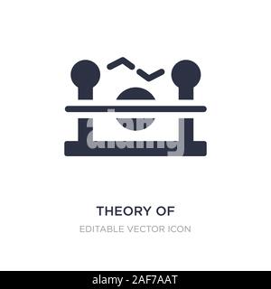 Der Relativitätstheorie Symbol auf weißem Hintergrund. Einfaches element Abbildung von Bildung Konzept. Relativitätstheorie Symbol Design. Stock Vektor