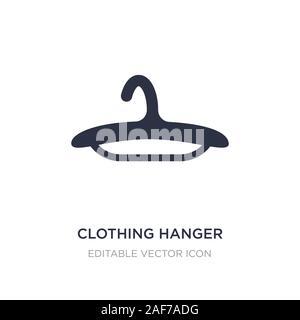 Kleiderhaken Symbol auf weißem Hintergrund. Einfaches element Abbildung kann von Fashion Concept. kleiderhaken Symbol Design. Stock Vektor