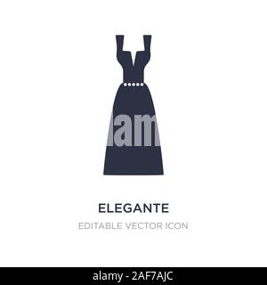 Elegante Symbol auf weißem Hintergrund. Einfaches element Abbildung kann von Fashion Concept. elegante Symbol Design. Stock Vektor