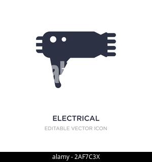 Elektrische Geräte Symbol auf weißem Hintergrund. Einfaches element Abbildung kann von Fashion Concept. elektrische Geräte Symbol Design. Stock Vektor