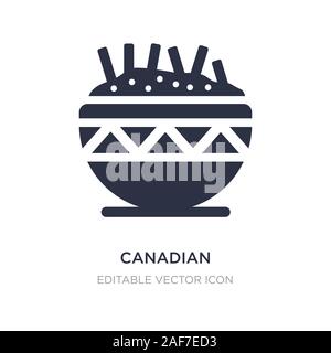 Kanadische Symbol auf weißem Hintergrund. Einfaches element Abbildung aus Essen Konzept. kanadische Symbol Design. Stock Vektor