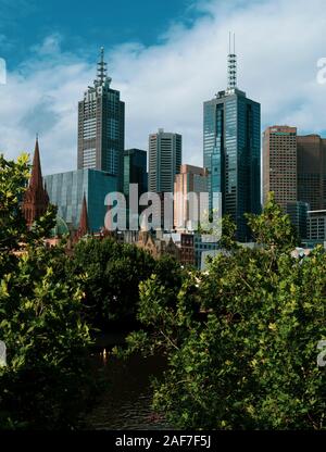 Melbourne Central Business District Stadtbild, Victoria, Australien Stockfoto