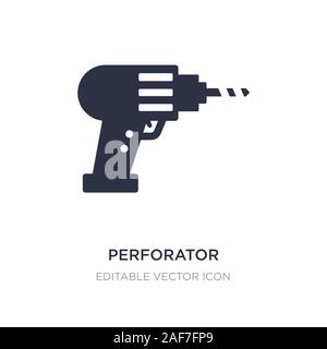 Perforator Symbol auf weißem Hintergrund. Einfaches element Abbildung aus dem allgemeinen Konzept. perforator Symbol Design. Stock Vektor