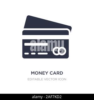 Geldkarte Symbol auf weißem Hintergrund. Einfaches element Abbildung kann von anderen Konzept. geldkarte Symbol Design. Stock Vektor