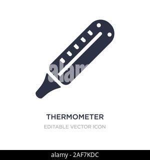 Thermometer Symbol auf weißem Hintergrund. Einfaches element Abbildung von medizinischen Konzept. thermometer Symbol Design. Stock Vektor