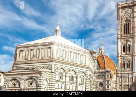 Detailansicht Der Dom Santa Maria del Fiore Toskana Italien Stockfoto