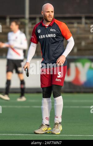 AMSTELVEEN, 08-12-2019, Hoofdklasse Hockey Heren Seizoen 2019-2020. Veranstaltungsort: Wagener Stadion. Ignacio Salas während des Spiels Amsterdam Almere vs. Stockfoto