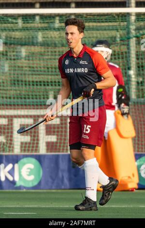 AMSTELVEEN, 08-12-2019, Hoofdklasse Hockey Heren Seizoen 2019-2020. Veranstaltungsort: Wagener Stadion. Andrin Rickli während des Spiels Amsterdam Almere vs. Stockfoto