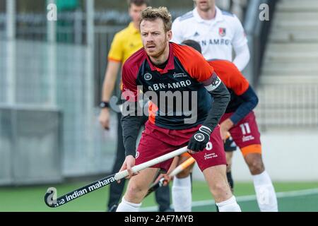 AMSTELVEEN, 08-12-2019, Hoofdklasse Hockey Heren Seizoen 2019-2020. Veranstaltungsort: Wagener Stadion. Robin Herweijer während des Spiels Amsterdam Almere vs. Stockfoto