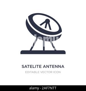Sat Antenne Symbol auf weißem Hintergrund. Einfaches element Abbildung kann von anderen Konzept. sat Antenne Symbol Design. Stock Vektor