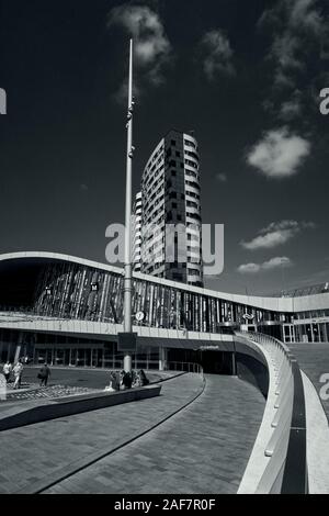 Arnhem, Niederlande - 14. Juni 2019 - Arnheim Hauptbahnhof Stockfoto