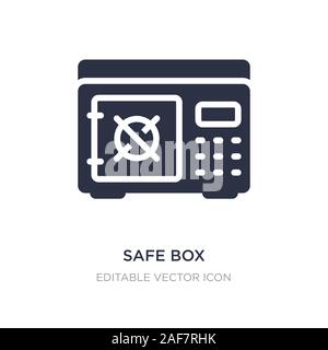 Safe Symbol auf weißem Hintergrund. Einfaches element Abbildung kann von Sicherheitskonzept. safe Symbol Design. Stock Vektor