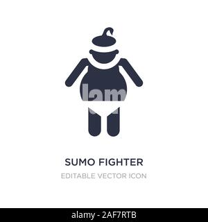 Sumo Symbol auf weißem Hintergrund. Einfaches element Abbildung kann von Personen Konzept. Sumo Symbol Design. Stock Vektor
