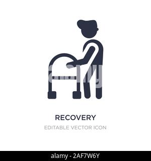 Recovery Symbol auf weißem Hintergrund. Einfaches element Abbildung kann von Personen Konzept. recovery Symbol Design. Stock Vektor