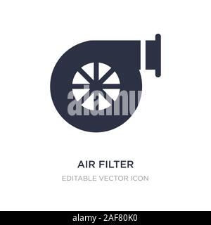Luftfilter Symbol auf weißem Hintergrund. Einfaches element Abbildung kann von Transportkonzept. Luftfilter Symbol Design. Stock Vektor