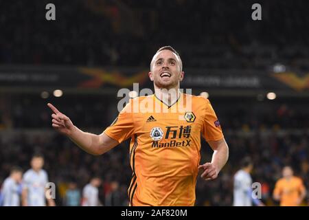 12. Dezember 2019, Molineux, Wolverhampton, England, UEFA Europa League, Wolverhampton Wanderers v Besiktas: Credit: Richard Long/News Bilder Stockfoto