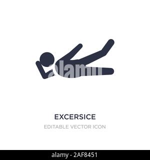 Die Figur Symbol auf weißem Hintergrund. Einfaches element Abbildung von Sport Konzept. Die Figur Symbol Design. Stock Vektor