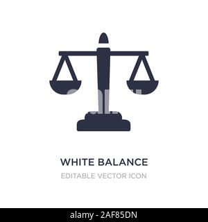 Weißabgleich Symbol auf weißem Hintergrund. Einfaches element Abbildung kann von UI-Konzept. der Weißabgleich Symbol Design. Stock Vektor