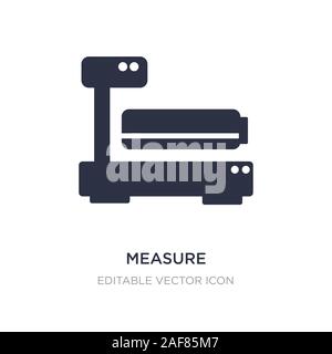 Messen Sie Instrumente Symbol auf weißem Hintergrund. Einfaches element Abbildung kann von Transportkonzept. Messinstrumente Symbol Design. Stock Vektor