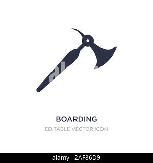 Boarding Symbol auf weißem Hintergrund. Einfaches element Abbildung kann von Waffen Konzept. boarding Symbol Design. Stock Vektor