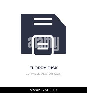 Diskette Speichern Symbol auf weißem Hintergrund. Einfaches element Abbildung kann von UI-Konzept. Diskette Schaltfläche Speichern Symbol Design. Stock Vektor