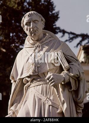 EL CARDENAL CISNEROS. Autor: VILCHES JOSE DE. Lage: an der Außenseite. MADRID. Spanien. CARDENAL CISNEROS. JIMENEZ CISNEROS FRANCISCO. Stockfoto