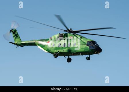 Der Mil Mi-38 ist ein Transporthubschrauber von Mil Moskau Hubschrauber Anlage entworfen und von Kazan Hubschrauber entwickelt. Stockfoto