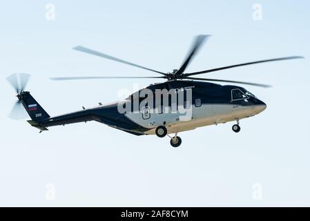 Der Mil Mi-38 ist ein Transporthubschrauber von Mil Moskau Hubschrauber Anlage entworfen und von Kazan Hubschrauber entwickelt. Stockfoto