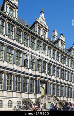 Das 17. Jahrhundert Gent Rathaus/Rathaus Flügel - Gedele der Stadträte Haus - im Stil der Renaissance, Ostflandern, Belgien Stockfoto
